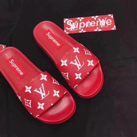 louis vuitton supreme flip flops price|Louis Vuitton birkenstock.